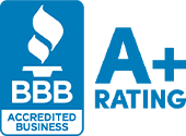 Better Business Bureau A+ rating 